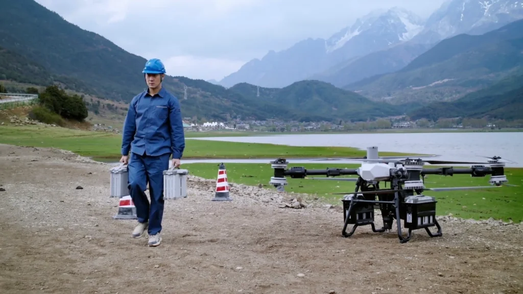 DJI Flycart 100 — инновационная платформа для автоматической доставки грузов